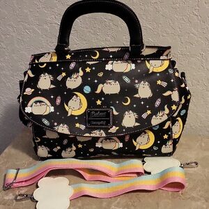 Loungefly Pusheen Cosmic Black Handbag